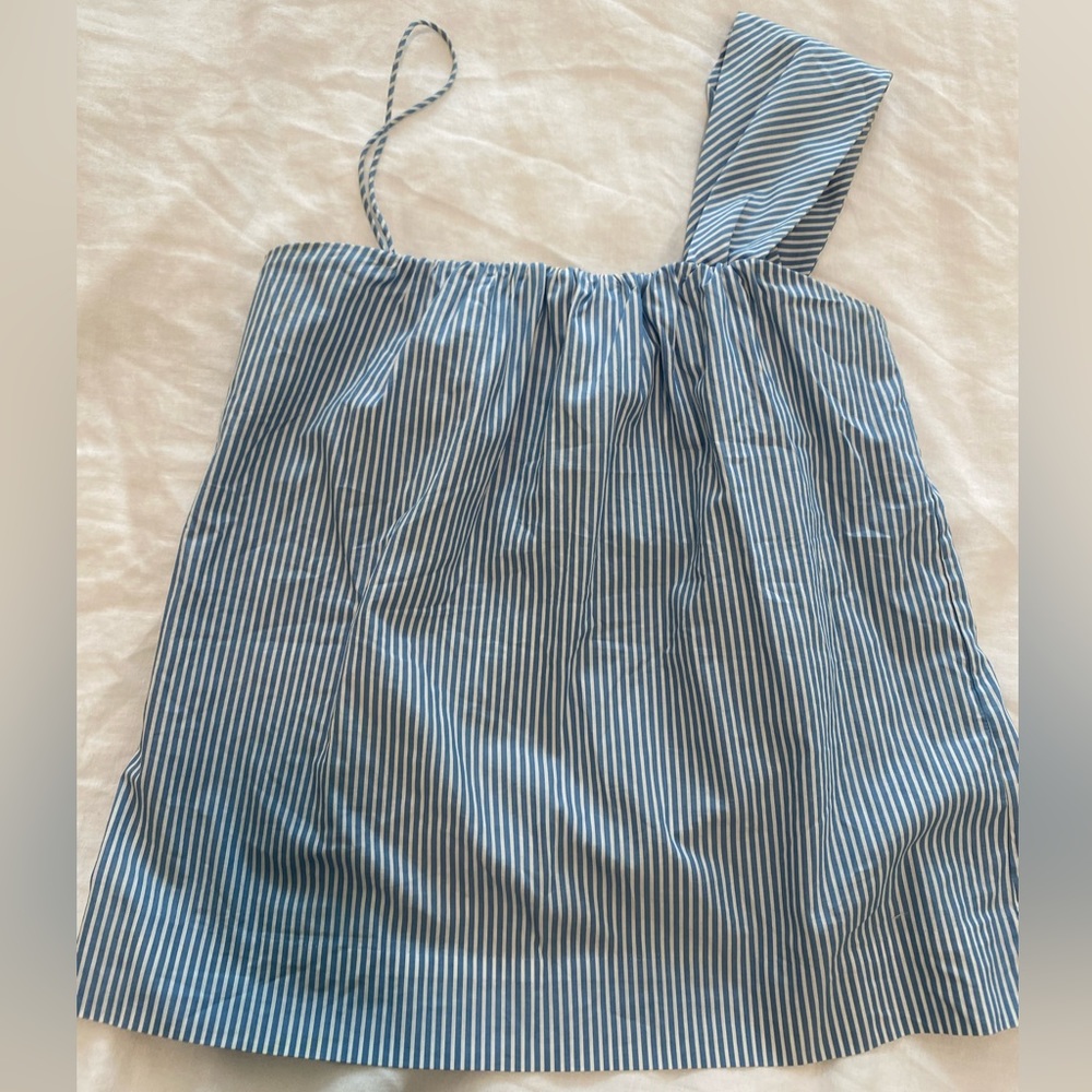 Asymmetric striped top COS XS